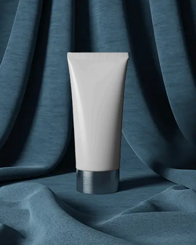 Modern Blank Flexible Tube Mockup For Personal Care Or Cosmetic Branding