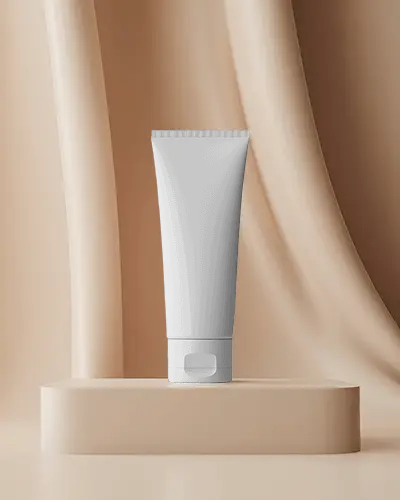 Blank Cosmetic Tube Mockup Ideal For Branding Samples And Product Presentation