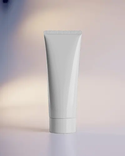 Sleek Cosmetic Tube Mockup For Beauty Product Packaging Display Presentation