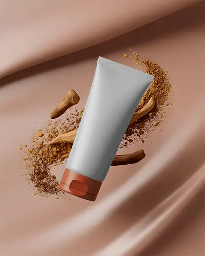 skincare-product-packaging-tube-placed-on-textured-background-for-advertising