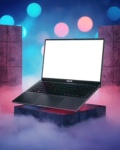 High Performance Asus Laptop Mockup For Responsive Website Design And Marketing Projects