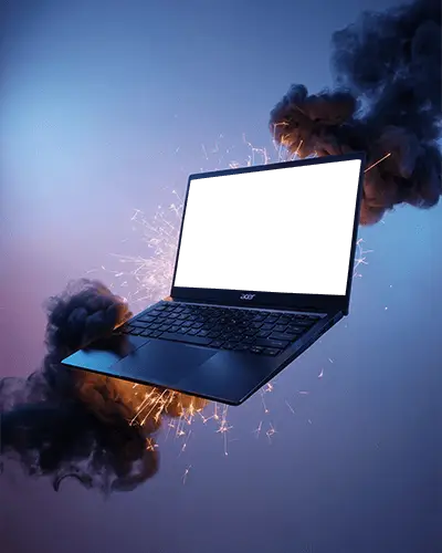 modern-laptop-mockup-with-fireworks-and-smoke-effect-floating-in-midair-for-presentations