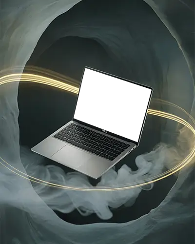 Powerful Ultra Portable Laptop Mockup For Modern Digital Work And Creative