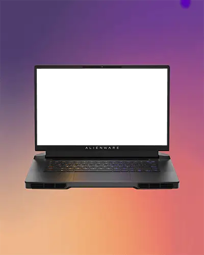High Performance Gaming Laptop Mockup With Rgb Backlit Keyboard And Sleek Design For Showcase