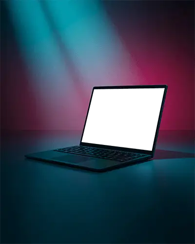 Sleek Modern Laptop Mockup With Blank Screen Ready For Digital Display And Design Presentation