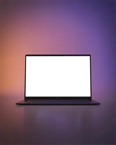 Modern Laptop Mockup Blank Screen For Web Design And User Interface Presentation