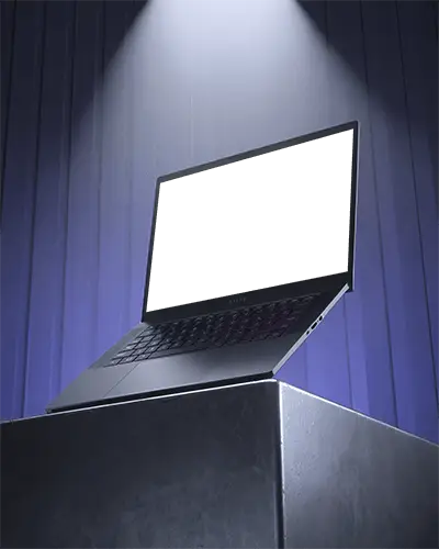 Modern Portable Laptop Mockup For Creative Design Presentations And Marketing Purposes Online