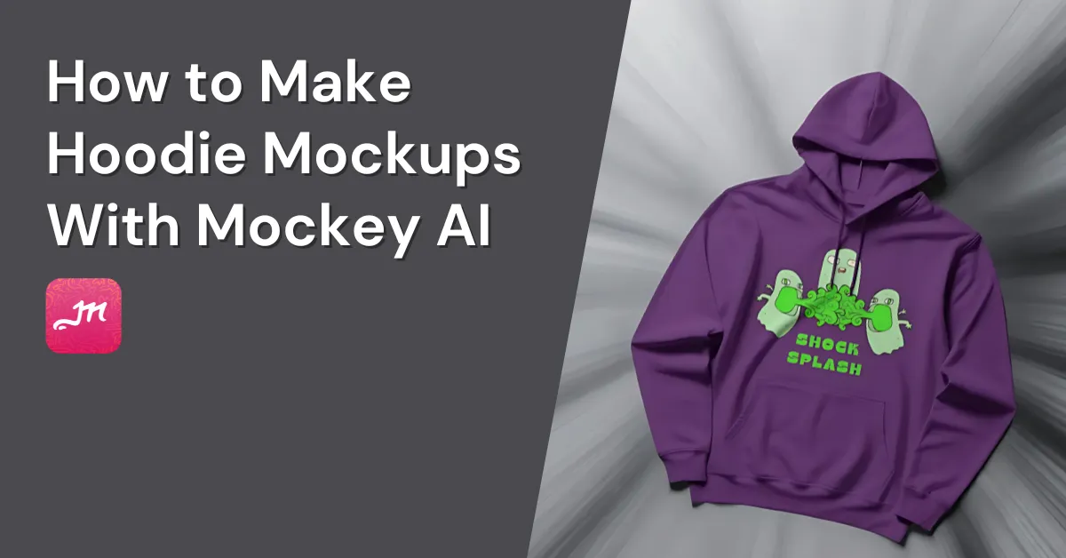 How to Make Hoodie Mockups With Mockey AI