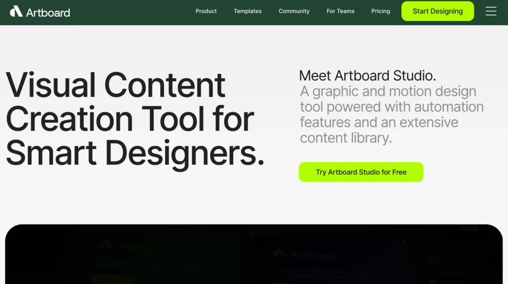 artboard.studio - renderforest alternative