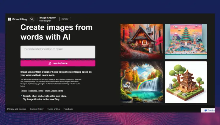 bing image creator - stable diffusion alternatives