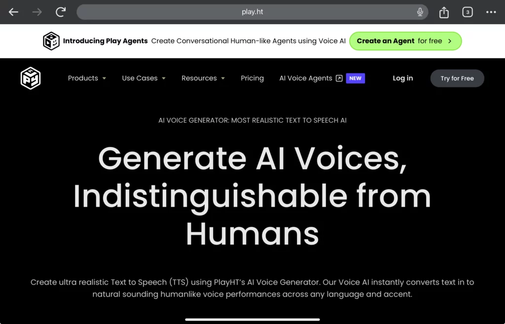 Playht - ai celebrity voice generator