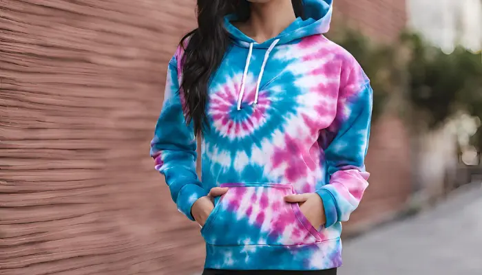 tie-dye types of hoodies
