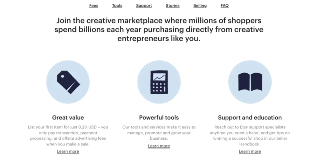 Etsy is one of the best alternatives to Gumroad