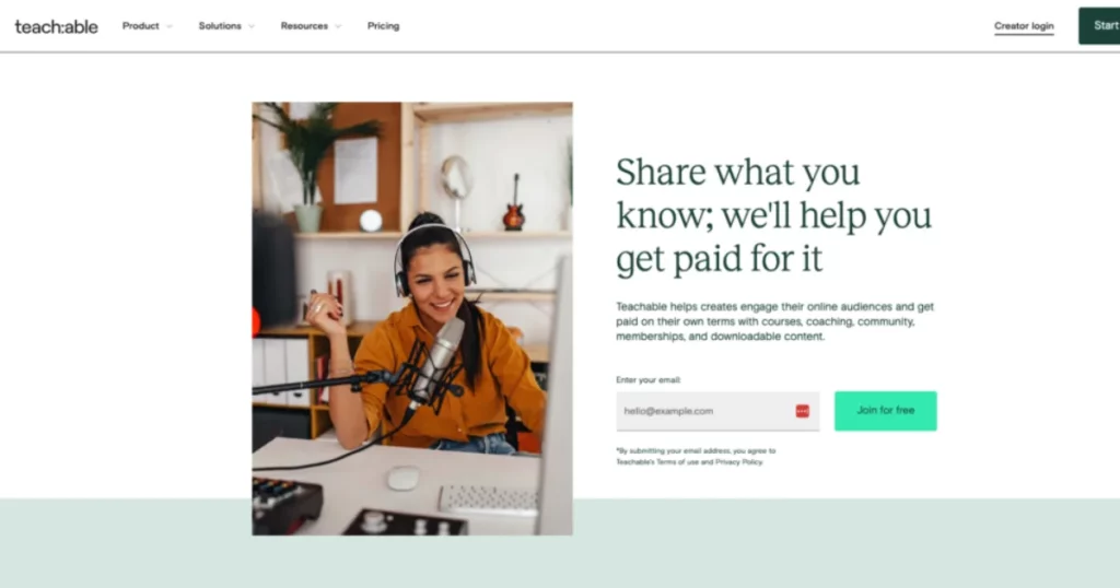 Teachable is one of the best alternatives to Gumroad