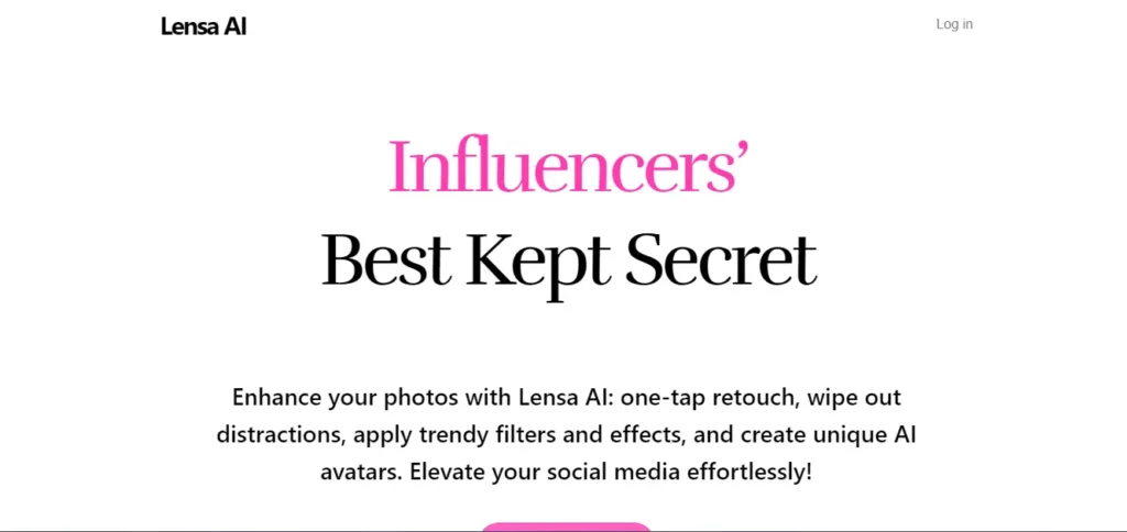 lensa ai - best ai photo editors