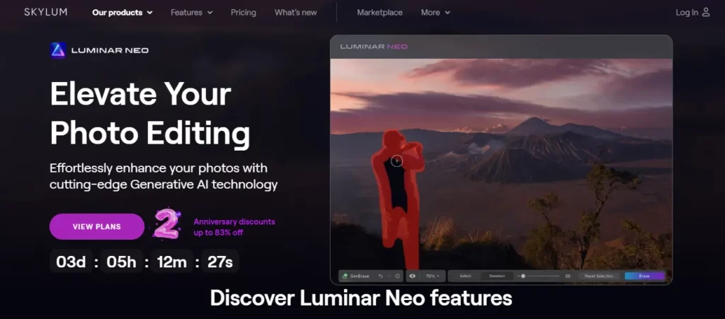 luminar neo - best ai photo editor