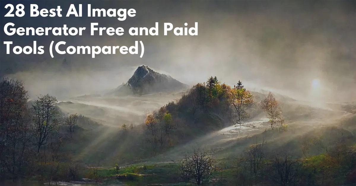 28 Best AI Image Generator Free and Paid Tools (Compared)