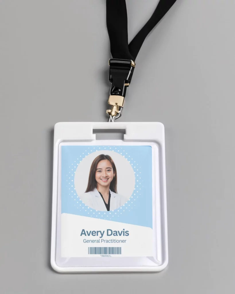 id card mockup template preview online free 