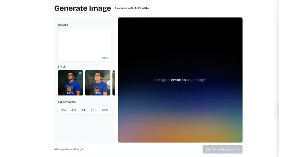 mockey text to image tool