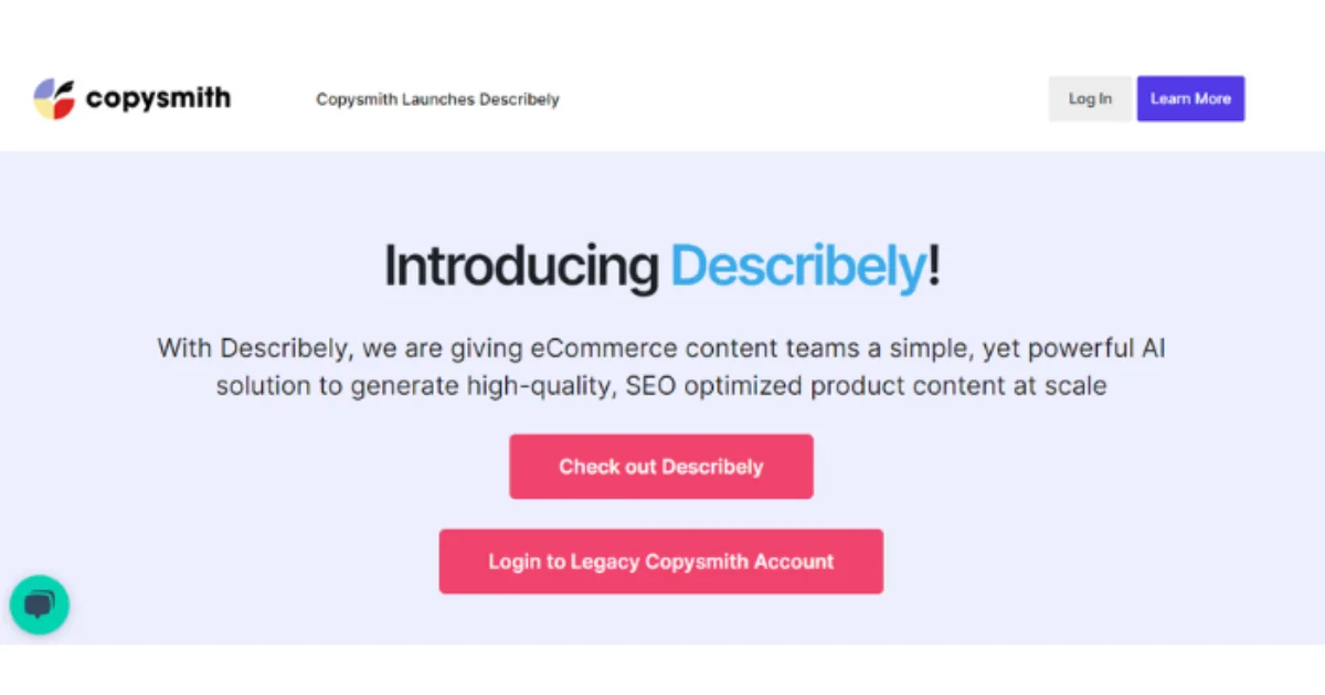 Copysmith is one of the best ai landing page generator