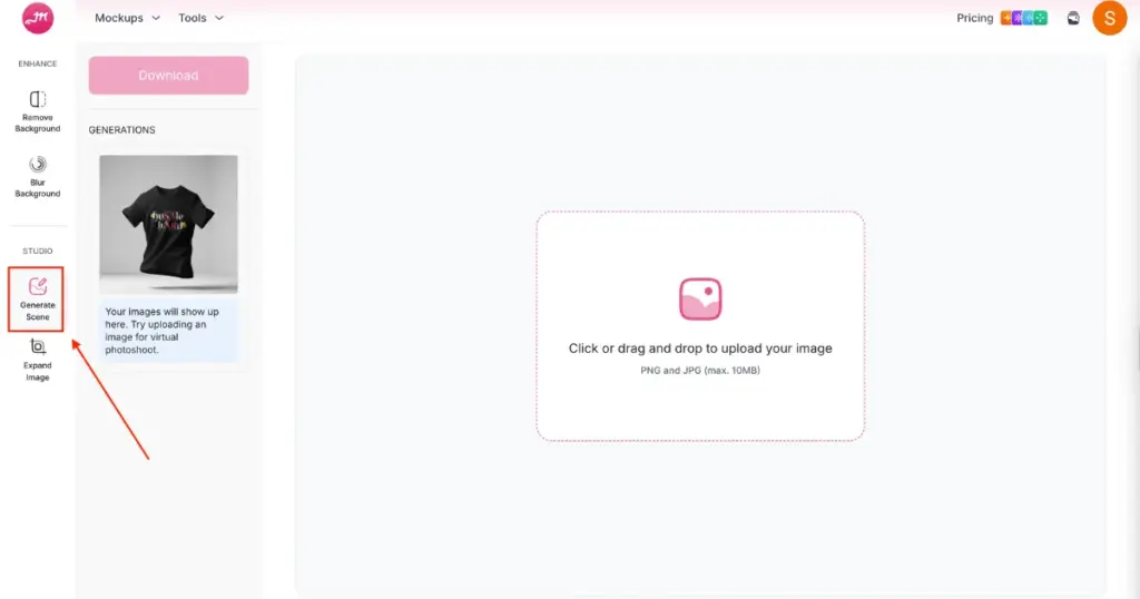 mockey ai tool for product photography