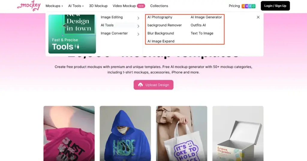 ai tools in mockey