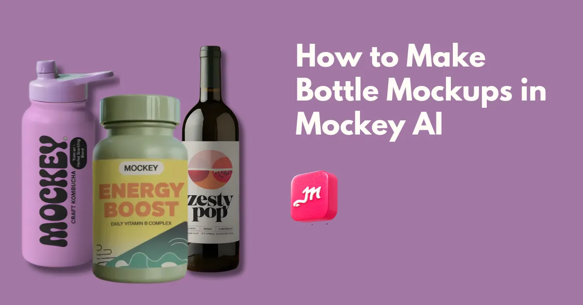 How to Make Bottle Mockups in Mockey AI