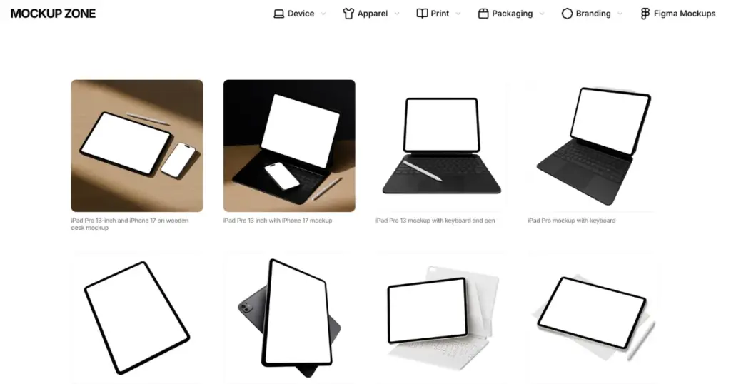 mockup zone