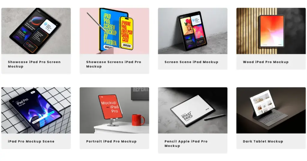 mockuptree free ipad mockup tool