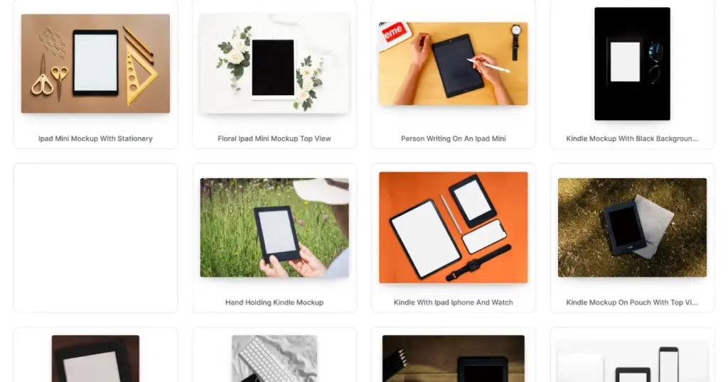 pixelied ipad mockup