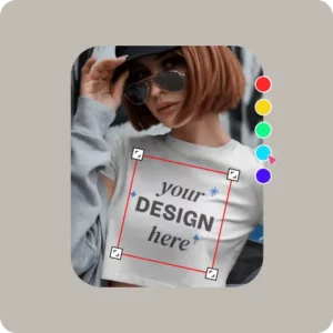 Customize Crop Top Mockup