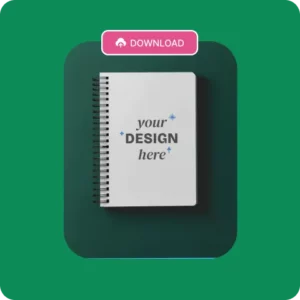 Download notebook mockup generator