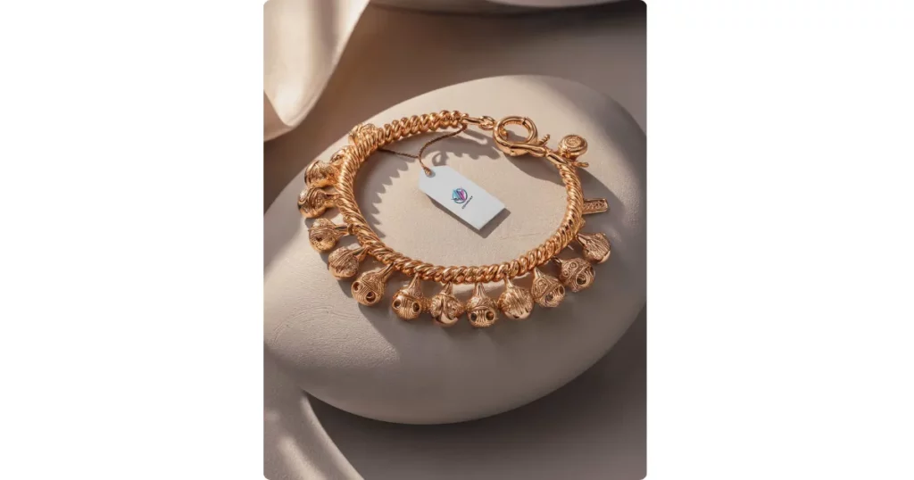 jewelry mockup with your custom design for your brand