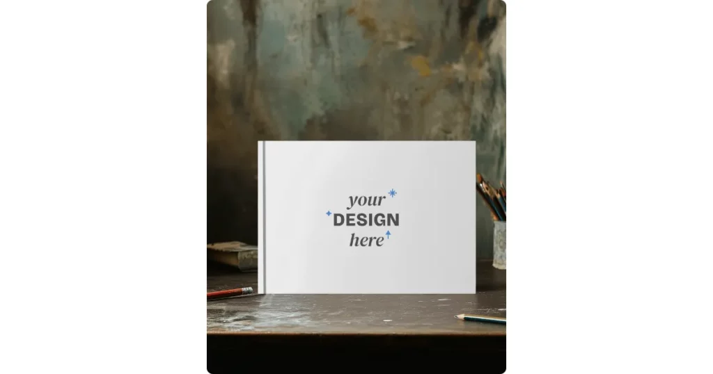 mockey ai landscape book mockup