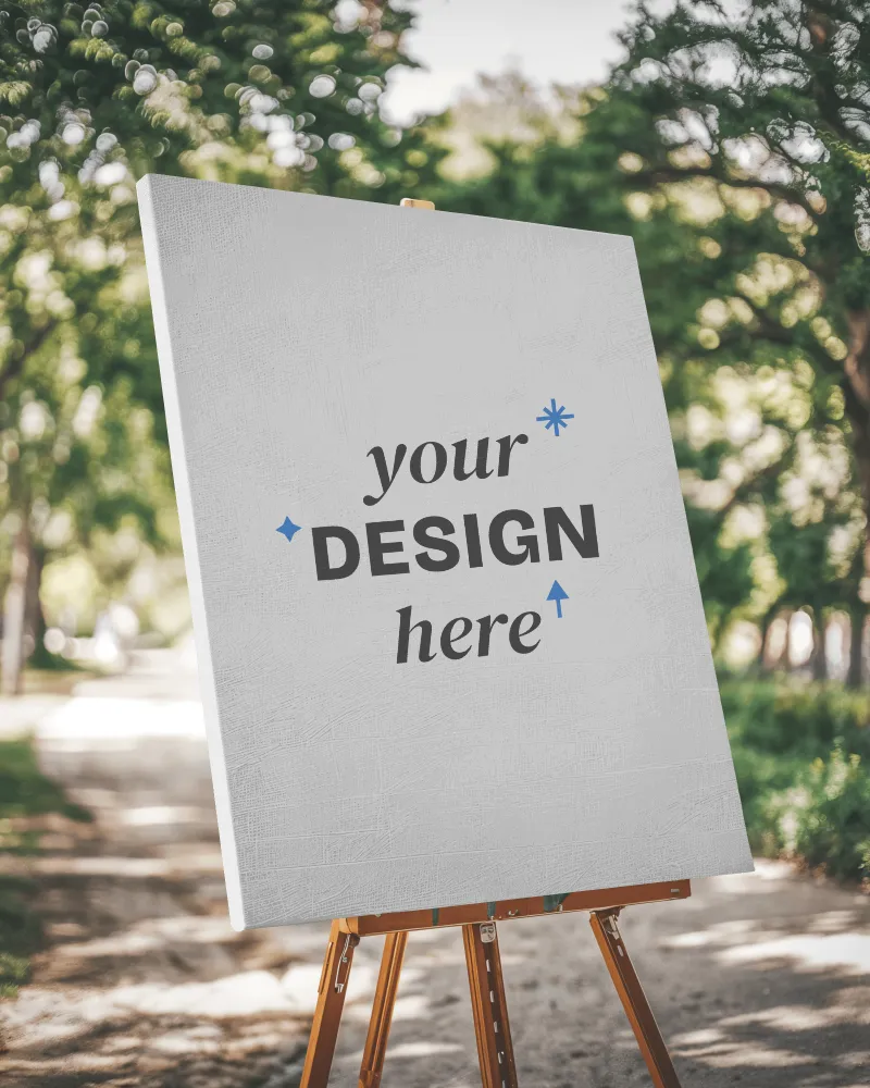 outdoor Canvas Mockup