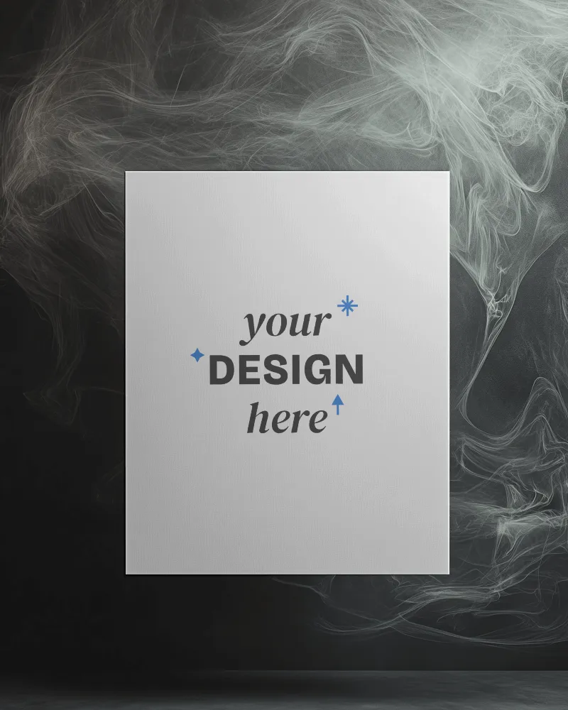 smoky Canvas Mockup