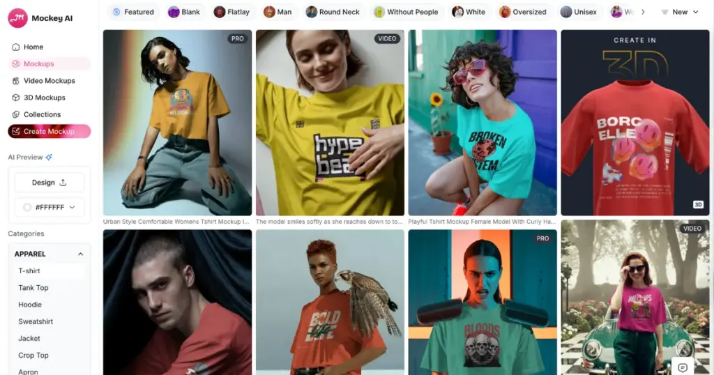 mockey ai best t shirt mockup site