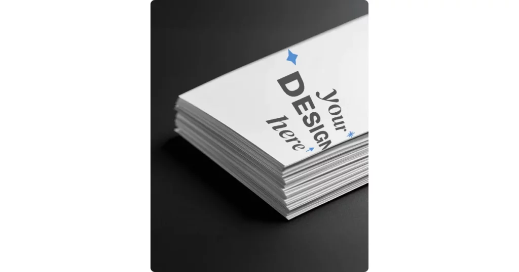 stacked a4 brochure