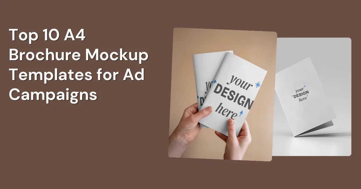 10 Best A4 Brochure Mockup Templates for Ad Campaigns