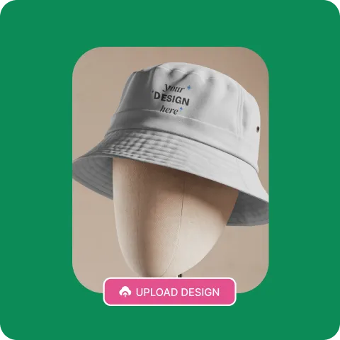 Upload your hat mockup design
