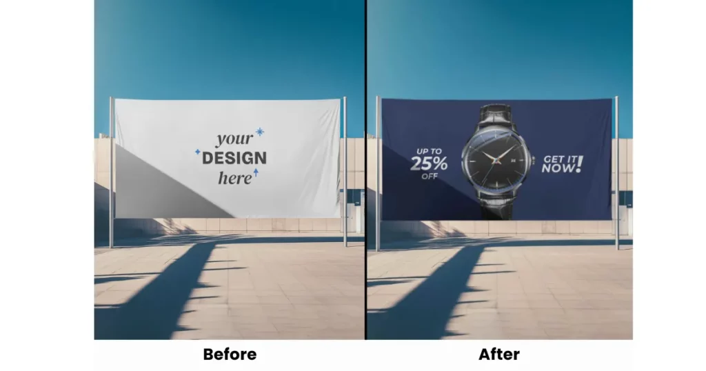 best horizontal banner mockups