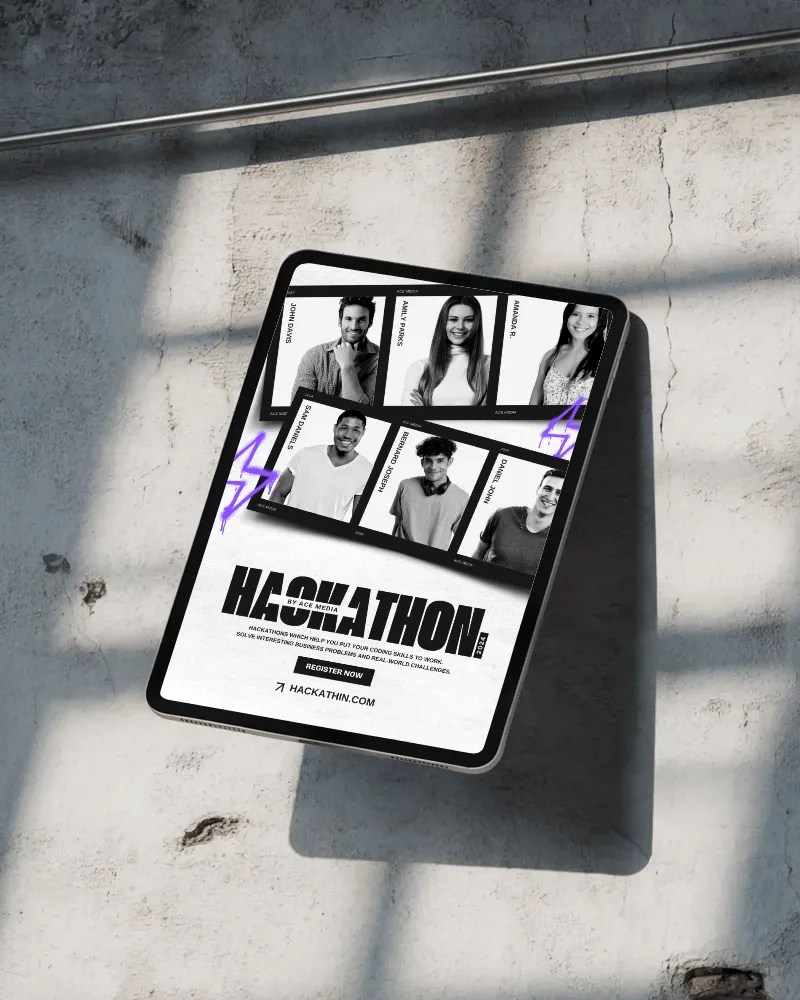 floating ipad mini mockup