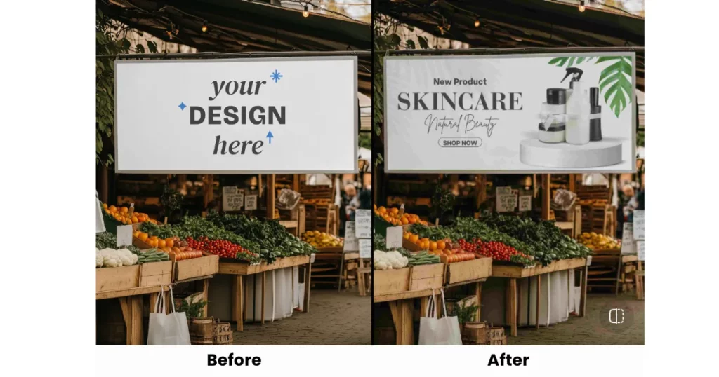 use street banner mockup templates