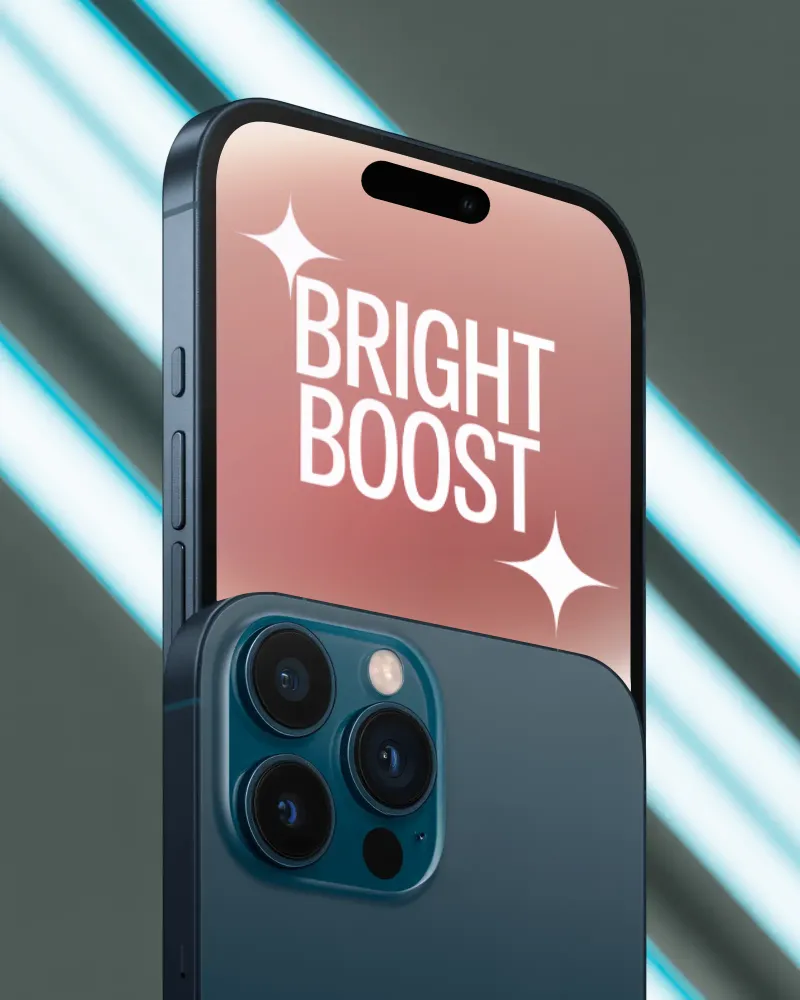 futuristic backdrop iphone 16 pro mockup