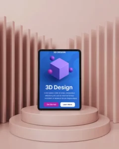 ipad pro mockup website