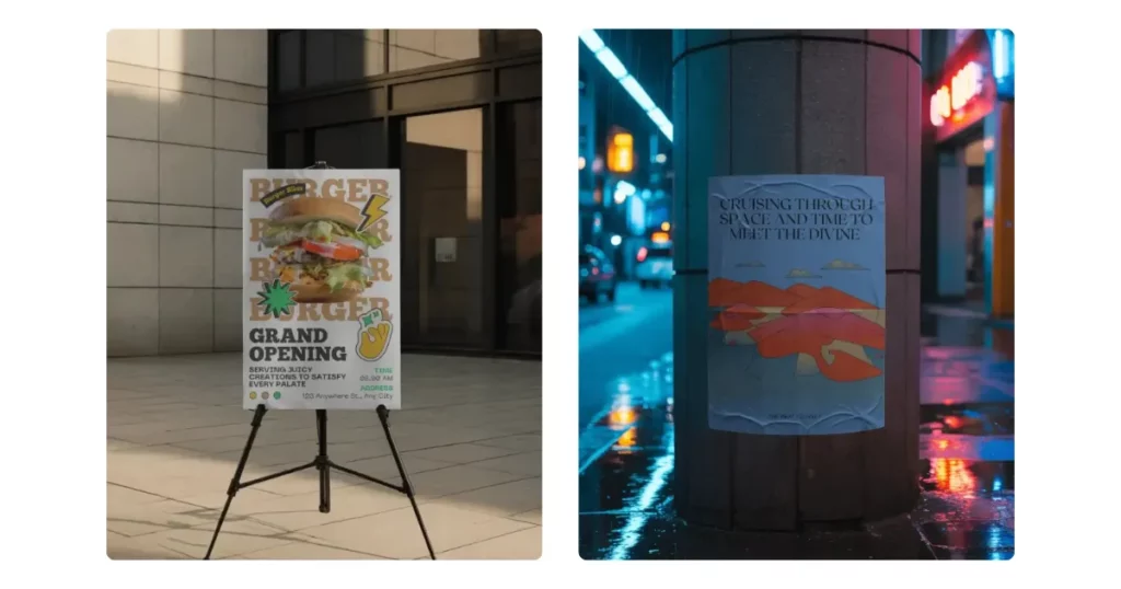 poster mockups for print on demand