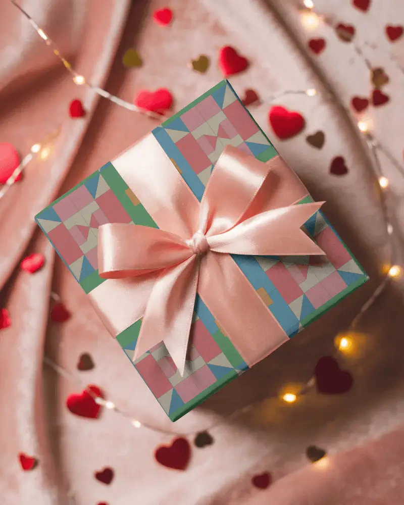 premium present box design with luxury bow ideal for wedding birthdays and anniversary gifts
