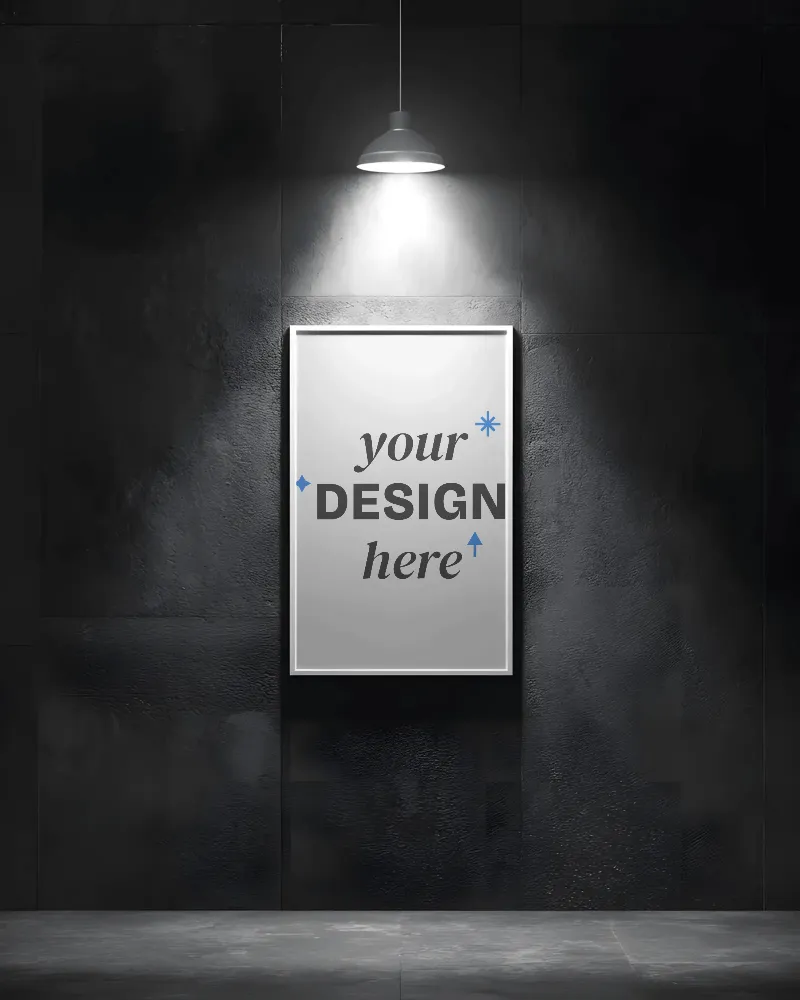 Vertical poster Mockup