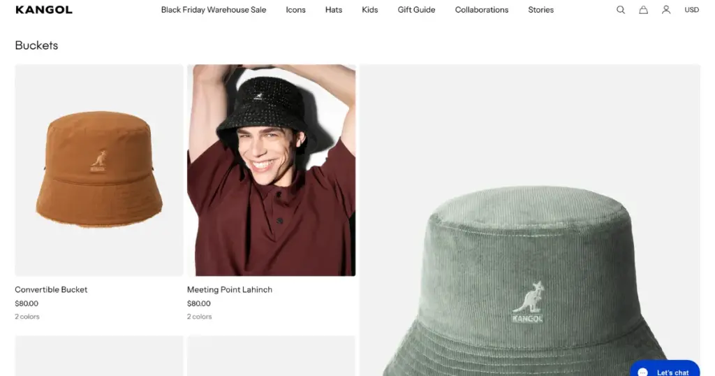 kangol bucket hat
