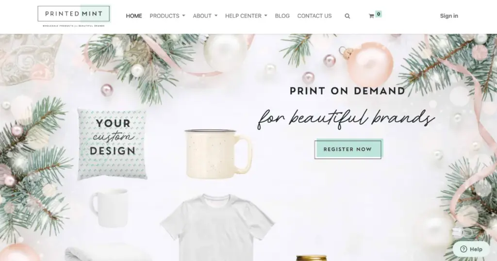 printed mint